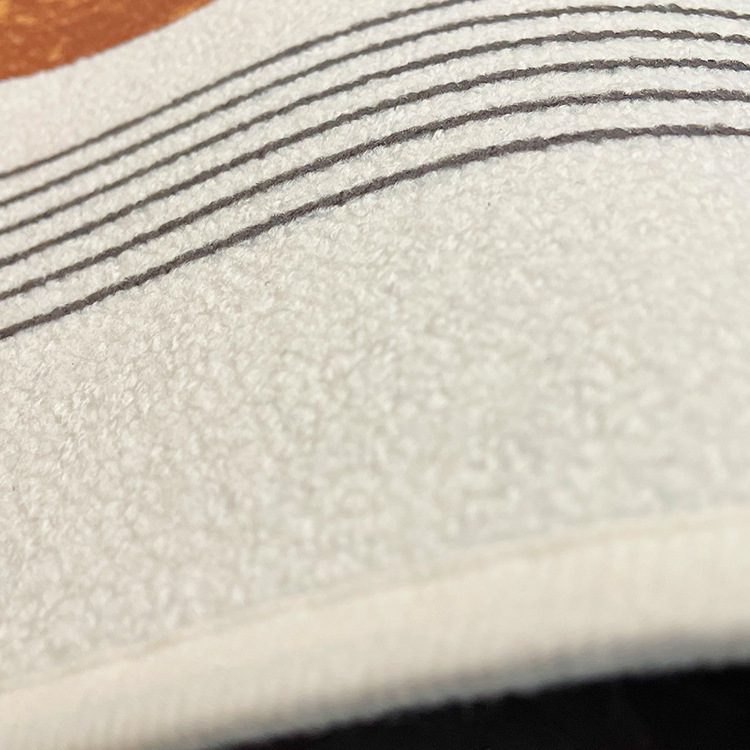 Velvet Nordic Geometry Kitchen Bedroom Living Room Carpet Floor Mat Set Anti Oil, Anti Slip and Water Absorbing Pad