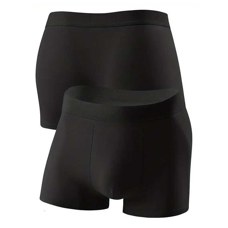 3-Piece Set Of Mens Black Sexy Boxer Shorts Soft And Breathable Casual Underwear Mens Comfortable Boxer ShortsW251118