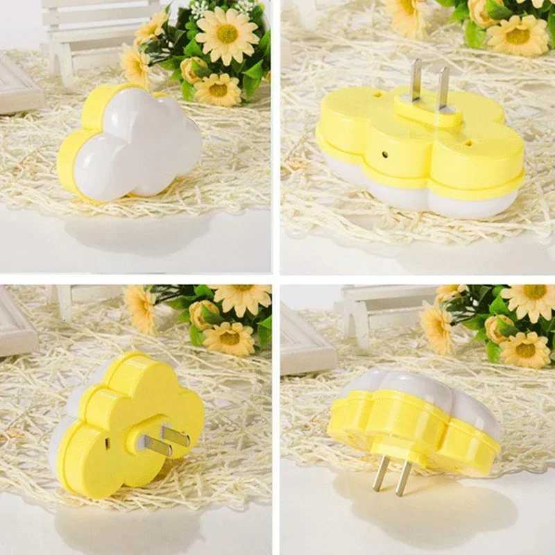 Sensor LED Night Light EU/US Plug-in Cute Cloud Night Lights For Kids Adults Bedroom Bedhead Hallway Dream Lighting Night Lamp M251118