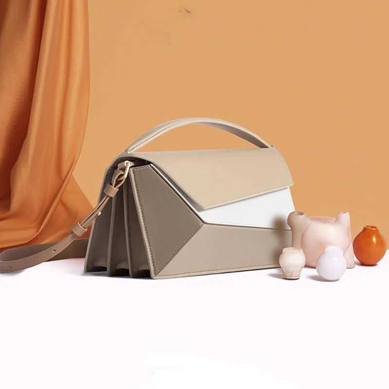 Fashion Woman Shoulder Bag Small Geometric Crossbody Handbags Bolsas Female PU Leather Brand Designer Luxury Tote Bucket PurseW251118