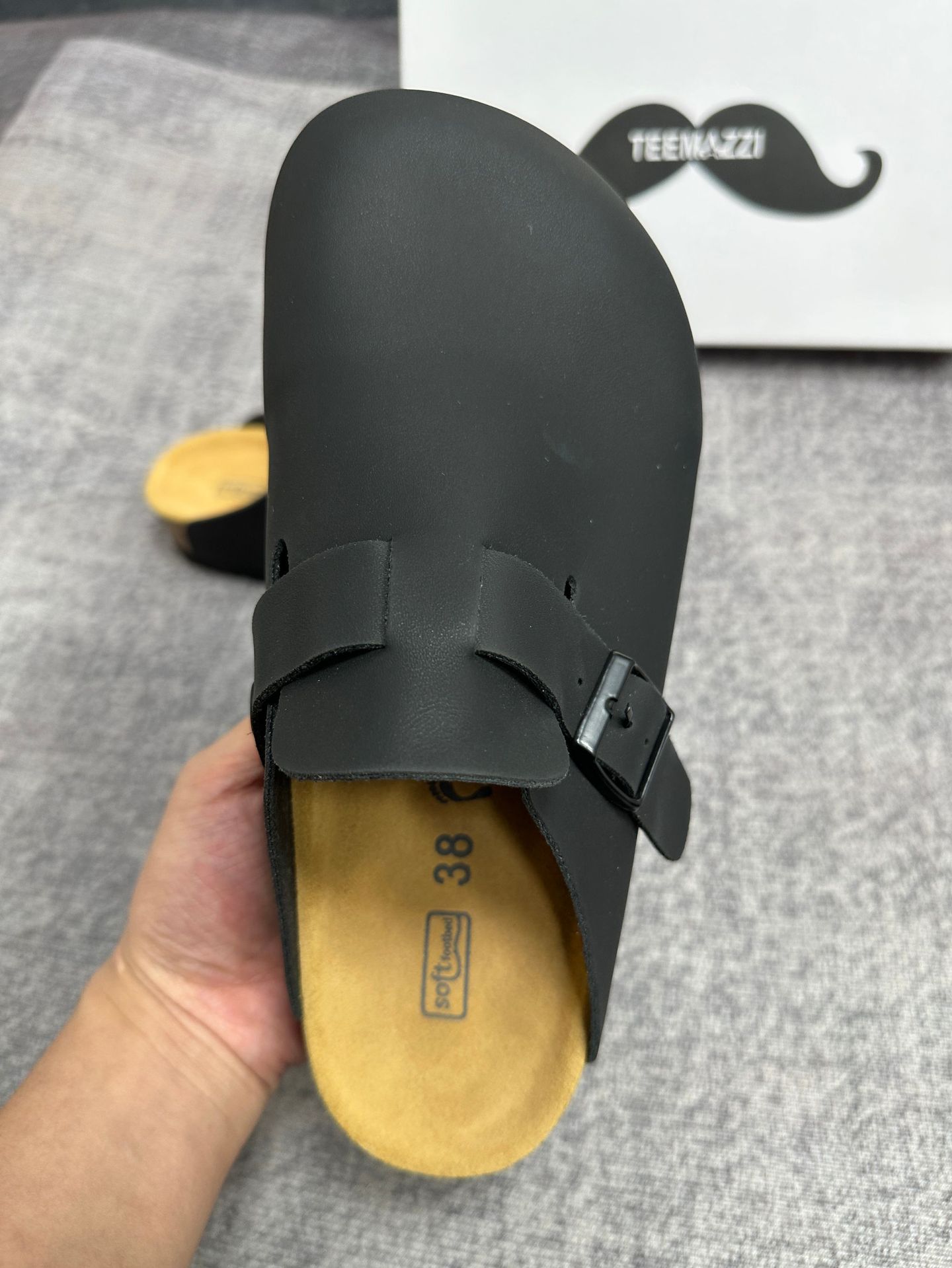 Designer shoes hot free shipping High quality Leather thick soled height increasing slippers new cork exterior casual shoes