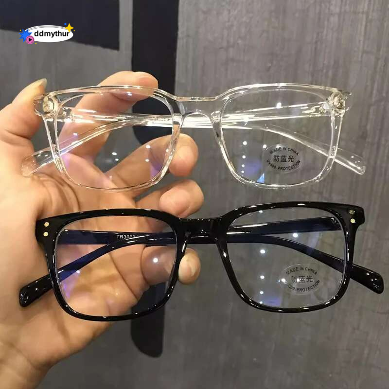 Anti Blue Light Men Computer Women Eyeglass Fashion Optical Plain Frame Spectacles Transparent Blocking Glasses ddmythur
