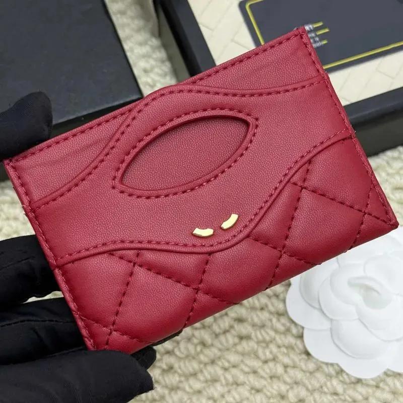 Womens Card Holder Luxury Wallet Designer Short Square Purses Business Card Daily Outfit Unisex Cardholder Casual Solid Color Clutch Cardholders