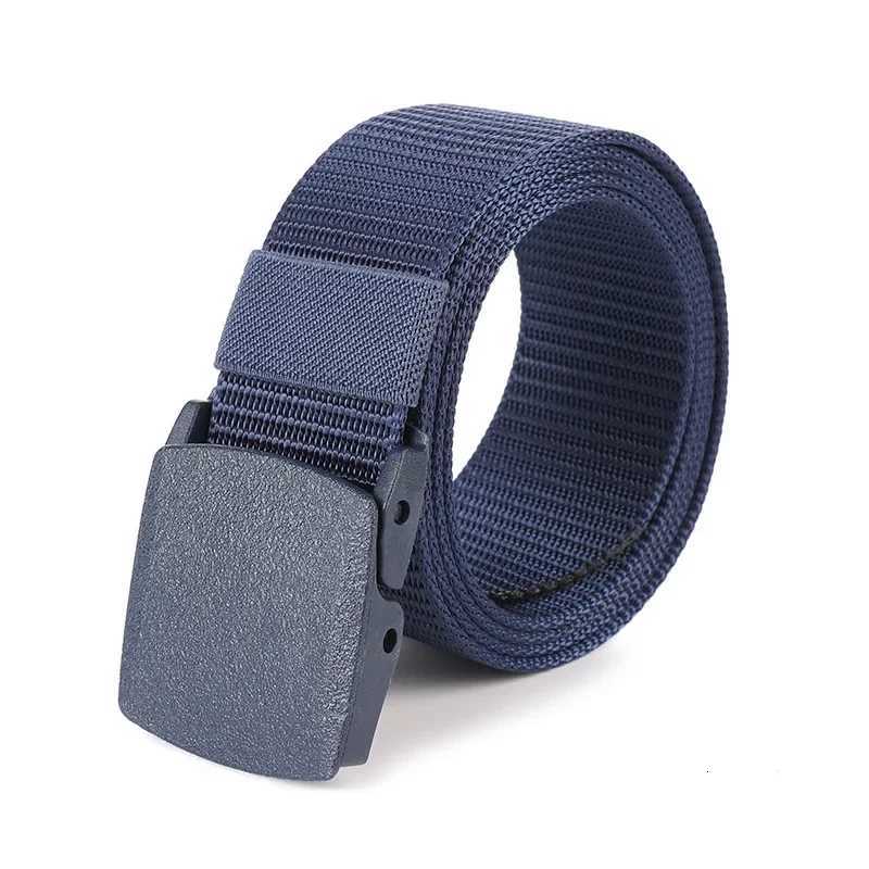 White Automatic Buckle Nylon - Men Belt Waist Canvas Belt Outdoor Str Travel Jeans Black Belts for Women W251118