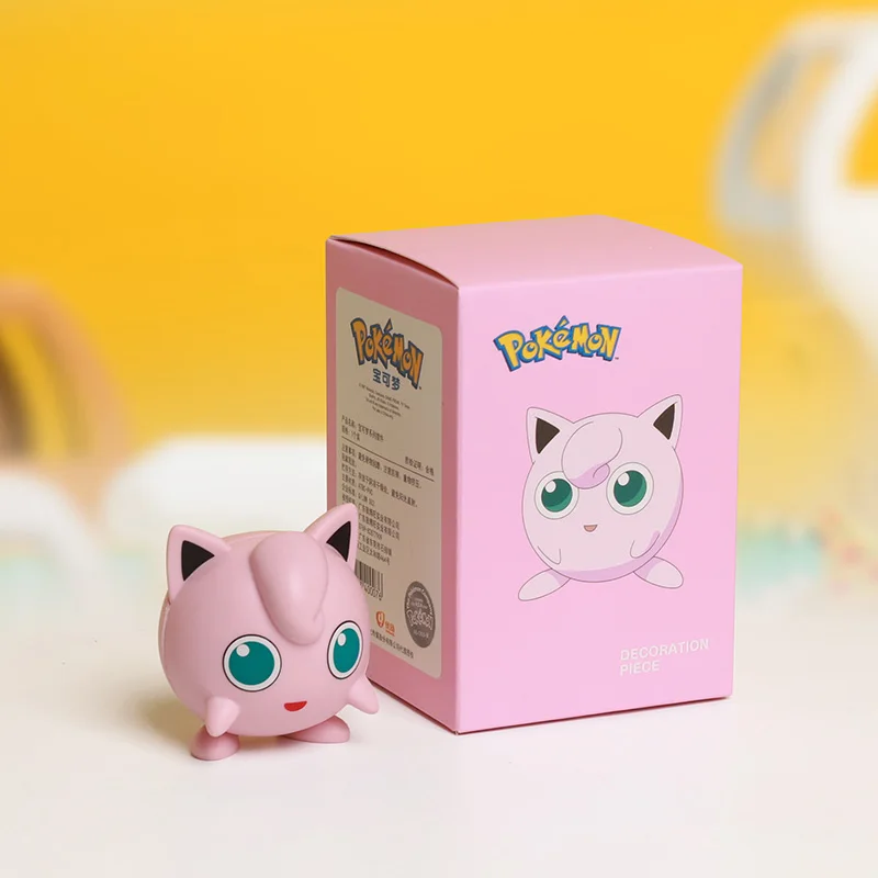 Pokemon Licensed Pikachu 1/10 Scale PVC Model Kit Kawaii Collectible Action Figure Bulk Stock Kids Birthday Party Favors Gifts