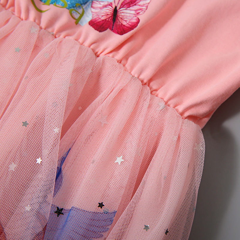 DISNEY Baby designer clothes Summer dress baby Elsa princess dress little girl's skirt.