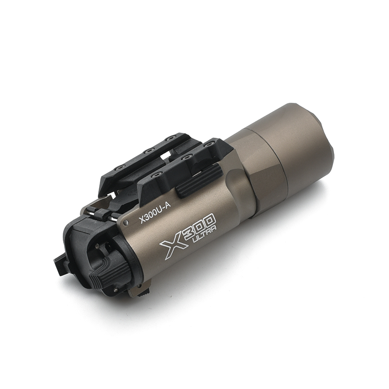 2024 New Metal Tactical X300U Weapon Gun Light Lanterna Rifle Strobe Flashlight Hunting Accessories Fit 20mm Rail