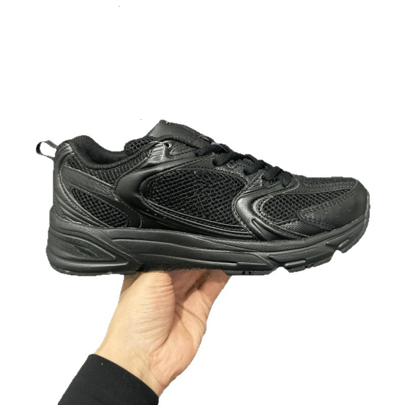 New gray silver white men's and women's mesh designer couple sports and leisure shoes, fashionable walking shoes, trendy running shoes