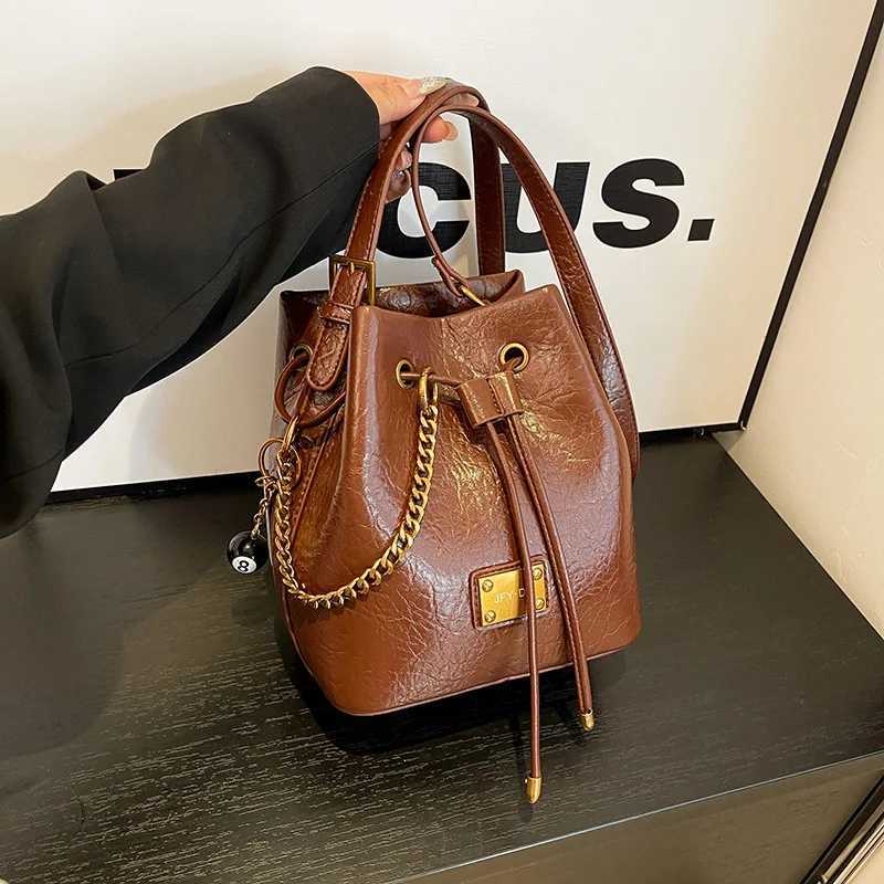 2025 Fall Tote Bag Women - Spacious Crossbody Shoulder Bag Vintage PU Leather Multi-Compartment Organizer for Work TravelW251118