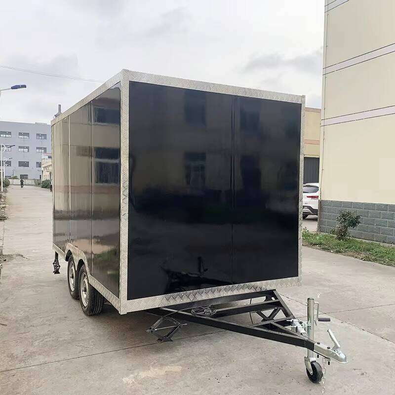 High-Quality Mobile Food Truck with Stainless Steel Interior for Hygienic Food Preparation