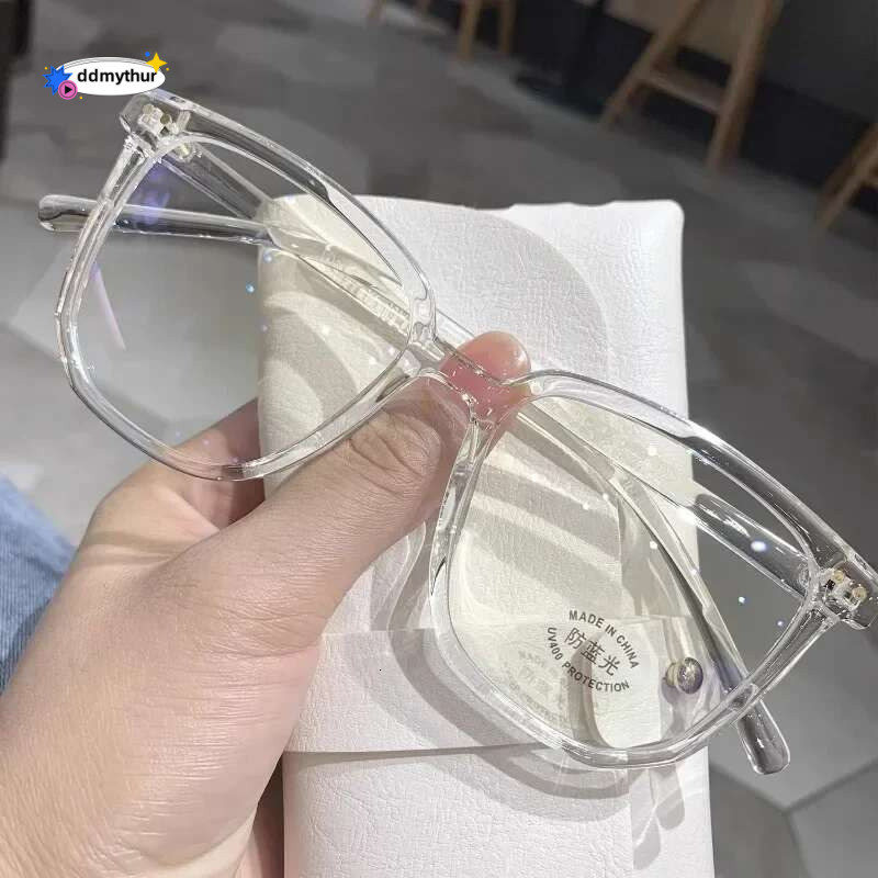 Anti Blue Light Men Computer Women Eyeglass Fashion Optical Plain Frame Spectacles Transparent Blocking Glasses ddmythur