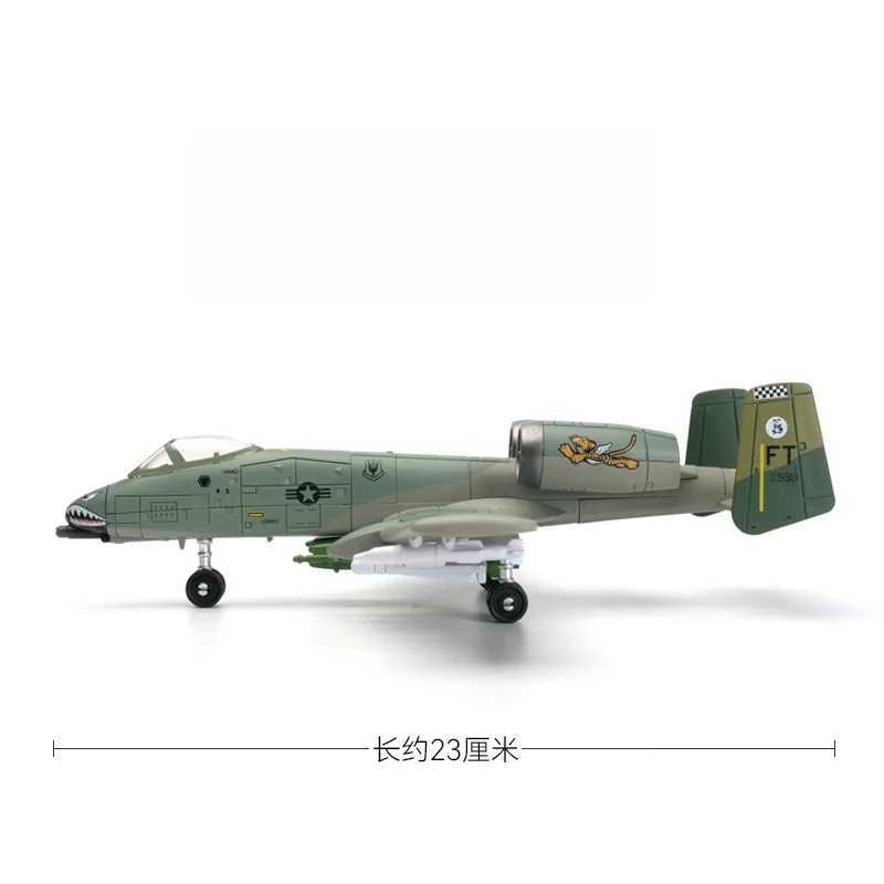 172 US A-10 Thunderbolt II Support Attack Aircraft Model Creative Military Series Building Blocks Toys For Boys Christmas Gifts C251118