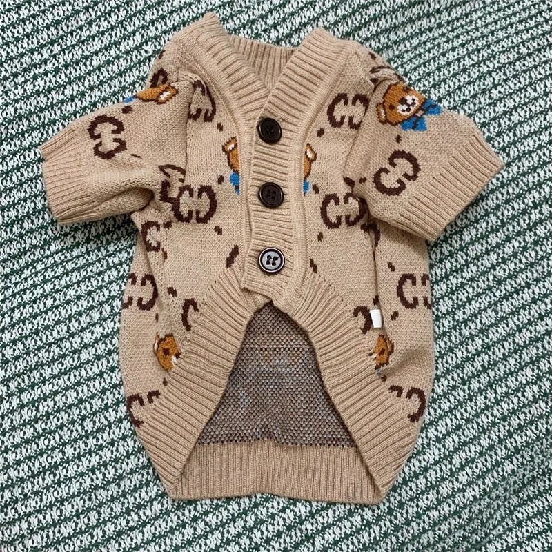 Pet Spot Wholesale Dog Teddy Pomeranian Schnauzer Cat Sterilization Clothes Winter Cute Sweater 2