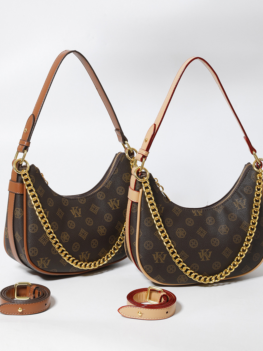 designer bag Shoulder tote Saddle Bags for Women - Trendy Semi-Circle Crossbody Purse Premium Textured Shopping Tote Handbag