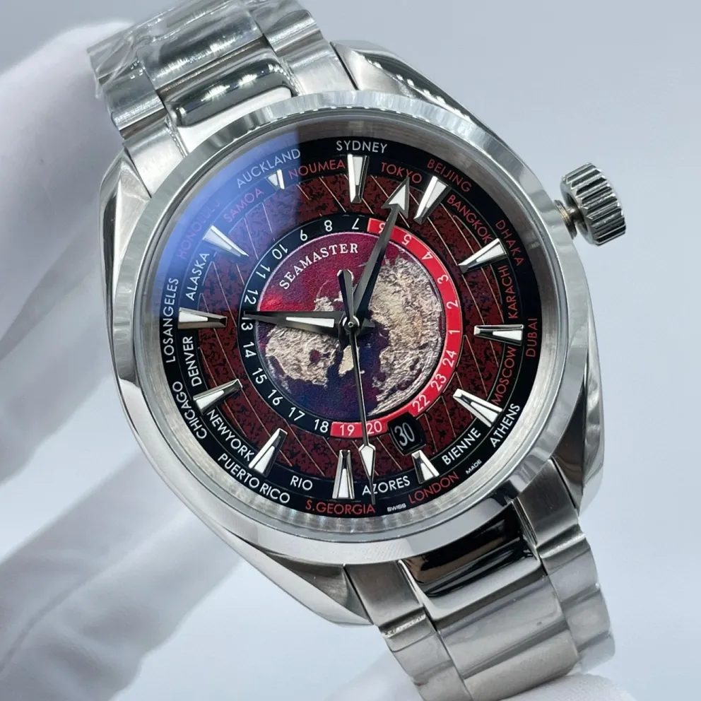 Men's Designer High quality Mechanical Automatic Moon Watch 41mm Luxury Watch glow-in-the-dark waterproof 904L stainless steel watch