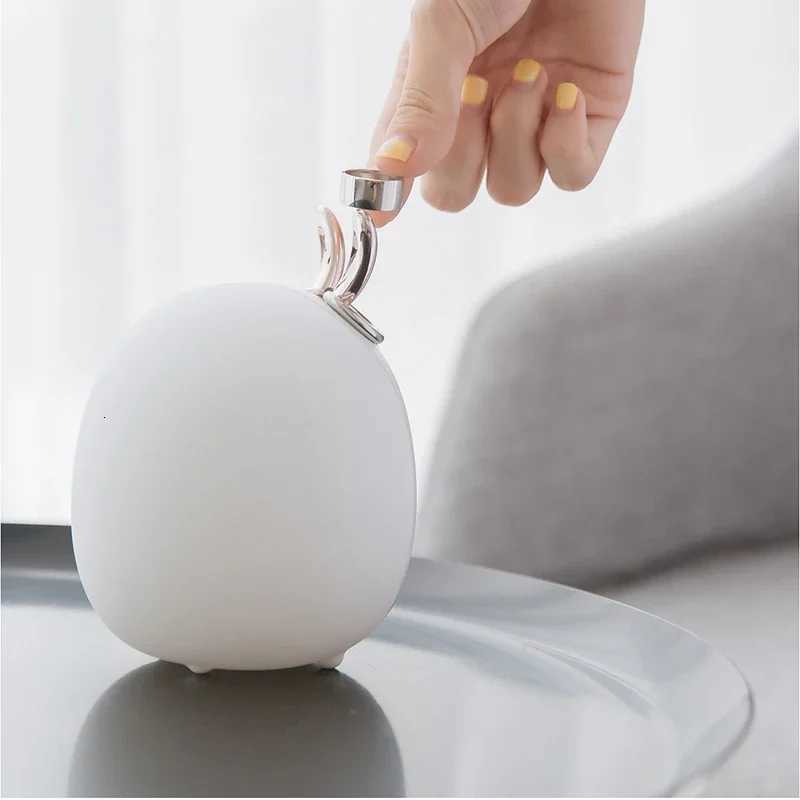 Led Carton Deer Rabbit Silicone Night Light Touch Rechargeable Christmas Atmosphere Lamp Light Children Baby light M251118