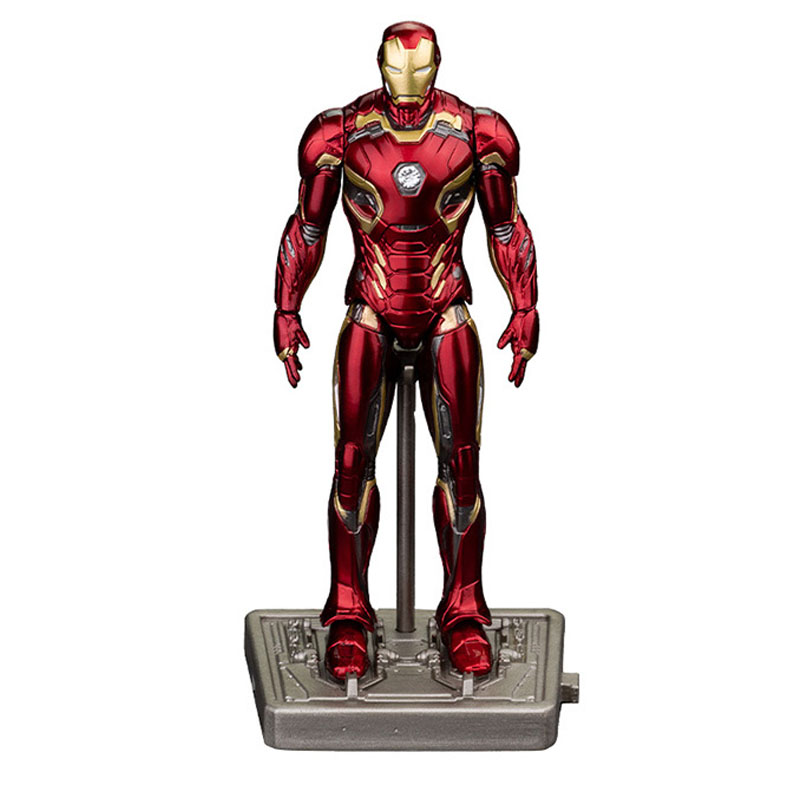 Authentic authorization Marvel ZD Toys Iron Man Finished Product Series Blacklash Figures 4inches MK45 Action Figurines Movie Statue Model Adult Colle