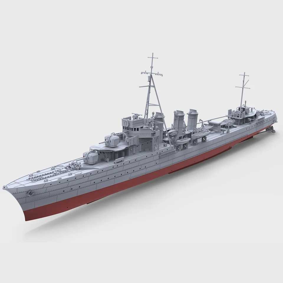 SSMODEL SSC745 1/700 1/350 Bourrasque-Class French Destroyer Bourrasque 1939 Full Hull Military Model Kit Miniature Static C251118