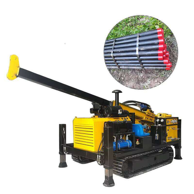 Strong Power Diesel Engine 500m Hydraulic Drill Core Drilling Rig