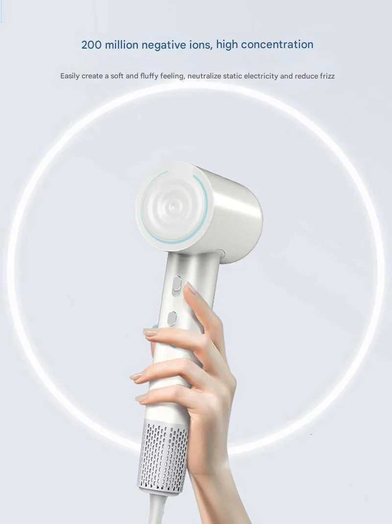 2025 New Professional Negative Ion Hair Dryer with Temperature Control and Hot Cold Air for Powerful and Gentle Hair CareT251118