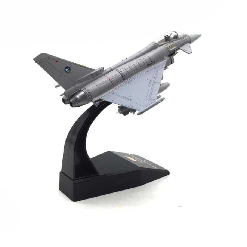 Die Cast Alloy Aircraft Model 1/100 European Typhoon Ef2000 Simulation Alloy Fighter Aircraft Model Indoor Collection Gift C251118