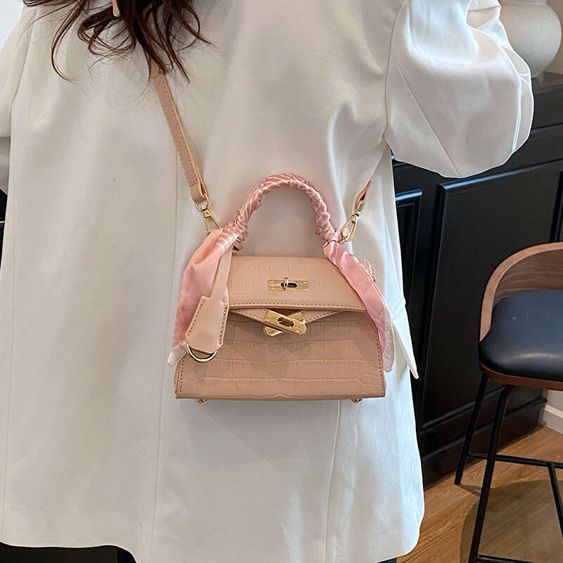 Kelly new fashionable stone patterned women's versatile crossbody bag, high-end handbag for women