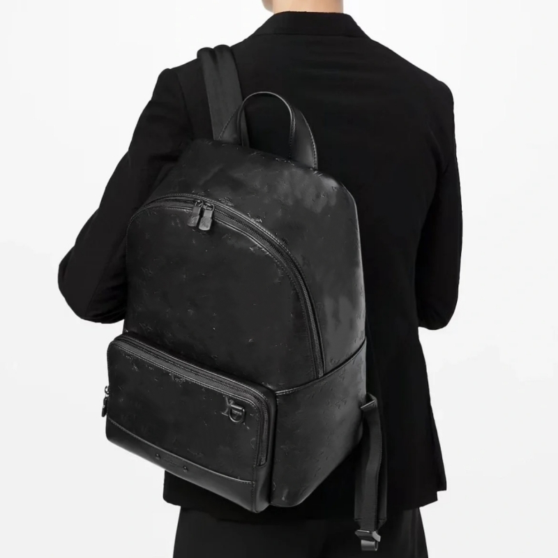 Backpacks Men Designer FLAP Backpack Cowhide Genuine Leather Classic Designers BookBag Plain Back Pack Two Duffel bag