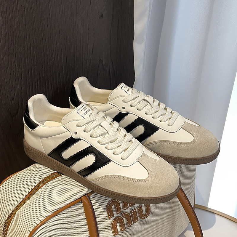 Free shipping designer casual shoe women black white grey milk tea color comfortable breathable outdoor sport shoe