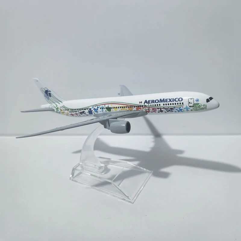 JASON TUTU Diecast Metal 1/400 Scale Aeromexico Boeing 787 Planes Aircraft Model Planel Airplane Collect Gifts C251118