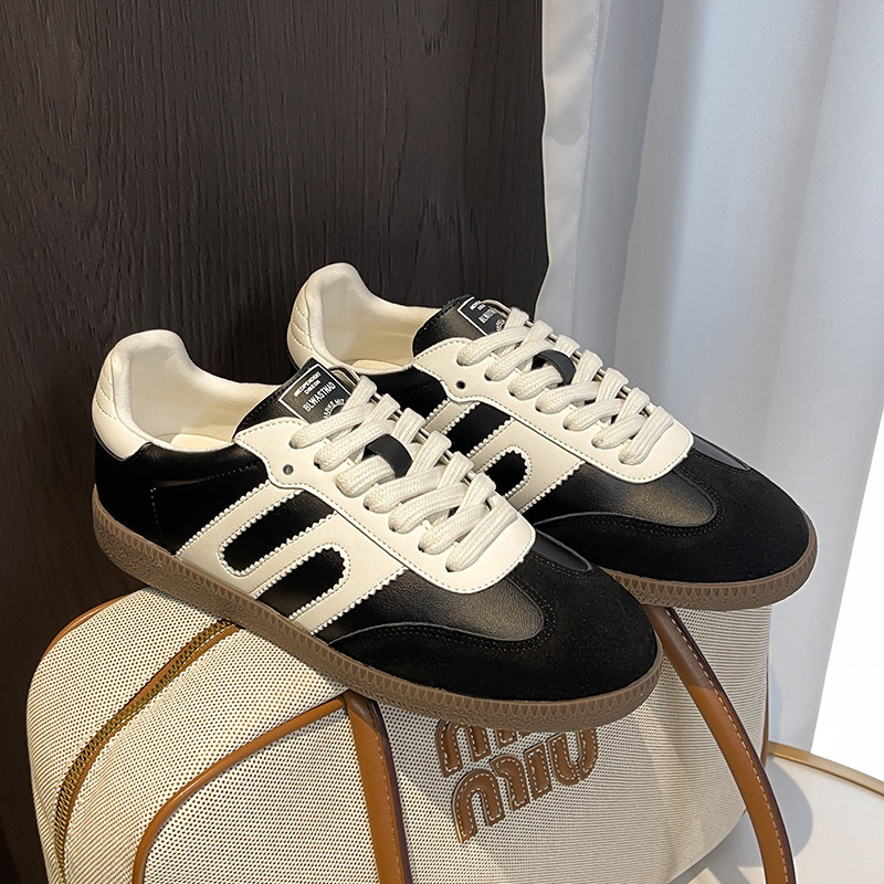 Free shipping designer casual shoe women black white grey milk tea color comfortable breathable outdoor sport shoe