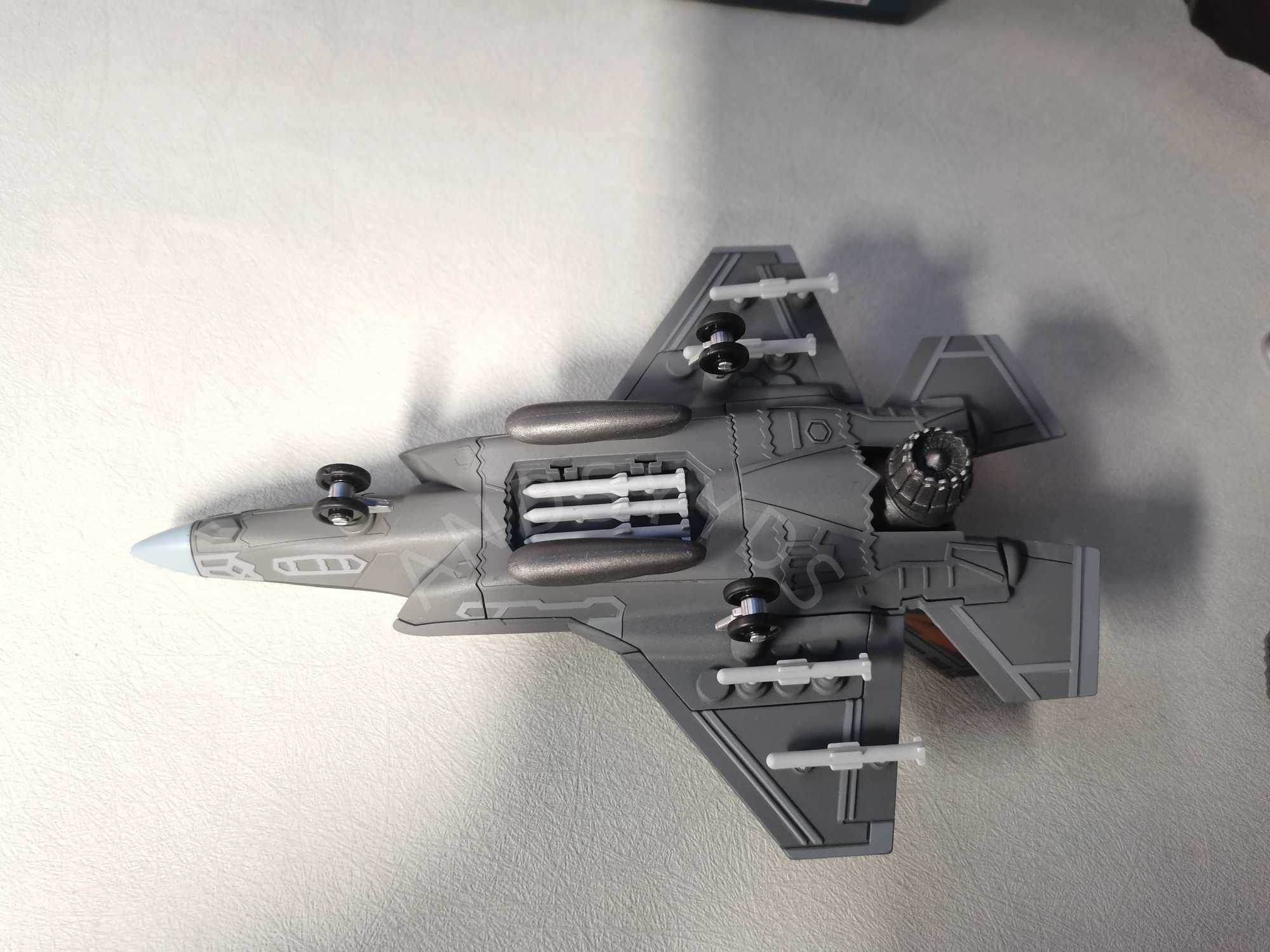 172 Scale Attack Fighter US Air Force F-35 Model DIY Assemble Die-Casting Military Toys Plane Model 3D Puzzle For Collection C251118