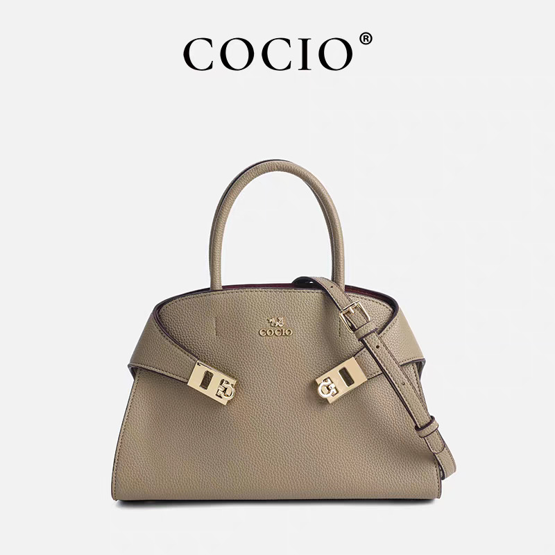 COCIO New Simple Handbag Shoulder Cross-Border Women's Large Capacity Texture Bag
