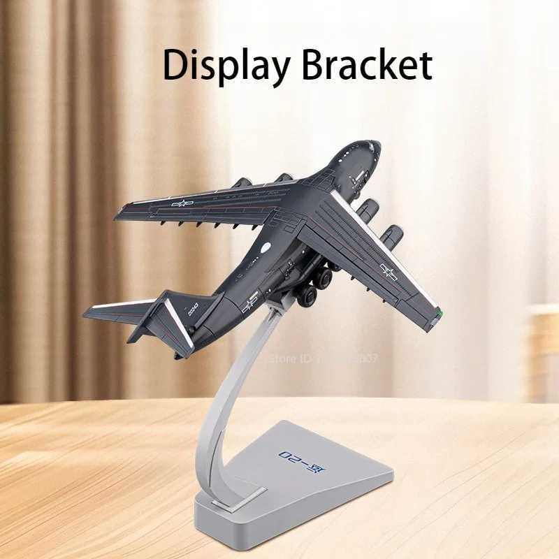 1180 Y-20 Transport Plane Model Toys Alloy Diecast Miniature Military Fighter Jet Sound Light Doors Opened Pull Back Boy Gifts C251118