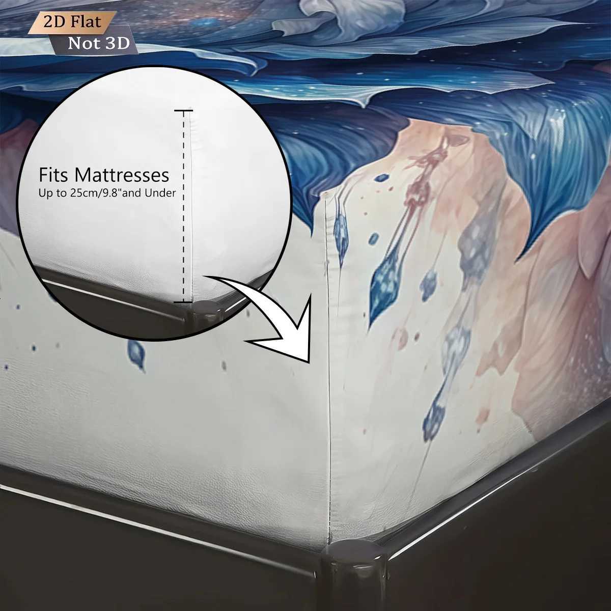 3pcs Holy Virgin Mary print coreless bed sheet set multiple sizes bedcovers bedroom bedding decorations soft machine washableM251118