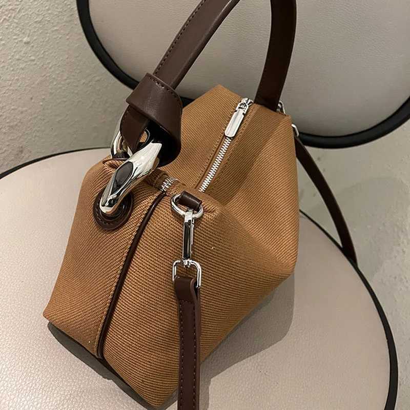 Textured Oxford cloth underarm bag 2025 new design personality contrast color one-shoulder crossbody bag fashion ladies handbagW251118
