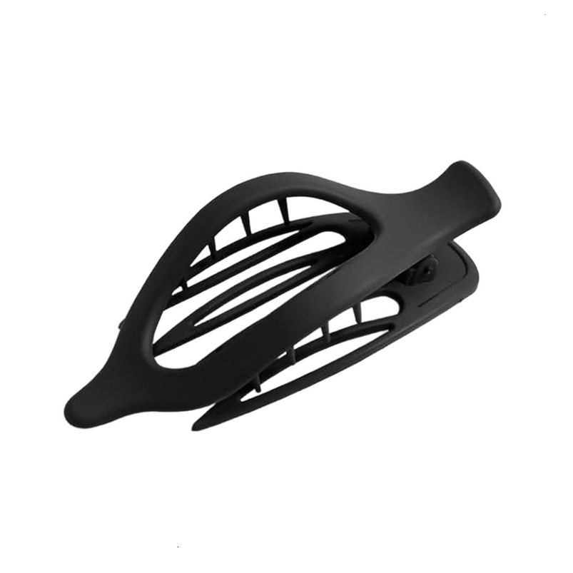 Frosted Pointed Fashion Milk Coffee Color Large Bun Duckbill Hair Accessory Shark Clip