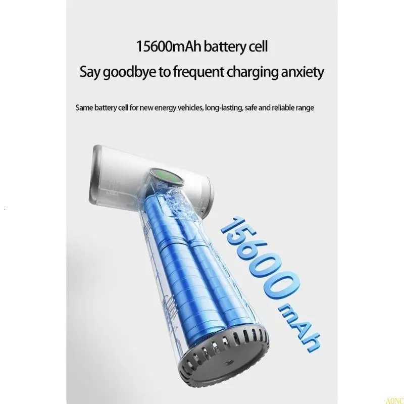 A0NC Portable Rechargeable Wireless Hair Dryer 30000RPM High Speed Hair Dryer Quick Dry Blow Dryer 100 Speed SettingsT251118