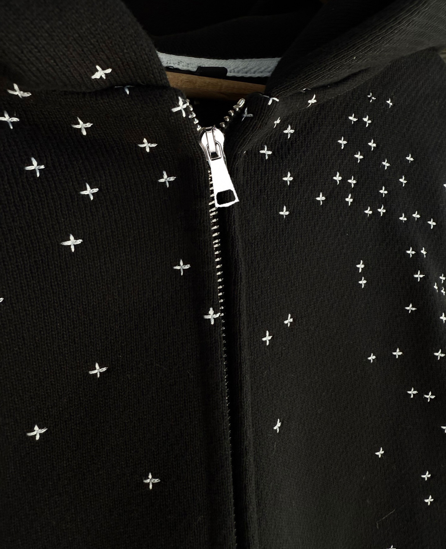 Men's Hoodies Spring American Rhinestone Design Cardigan Zipper Sweatshirt Trendy Brand High-end Couple Casual Short Gothic Jacket