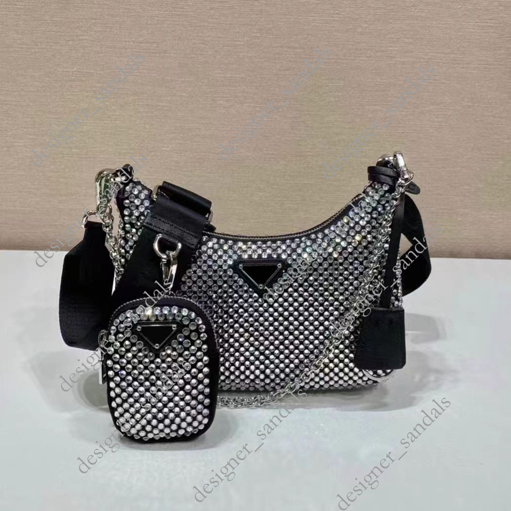designer bag Women Rhinestone Bag Trendy Style Brand Luxury hobo Bag Artwork Plain Leather Bag Handbag Classic Purse Multi-color Bags