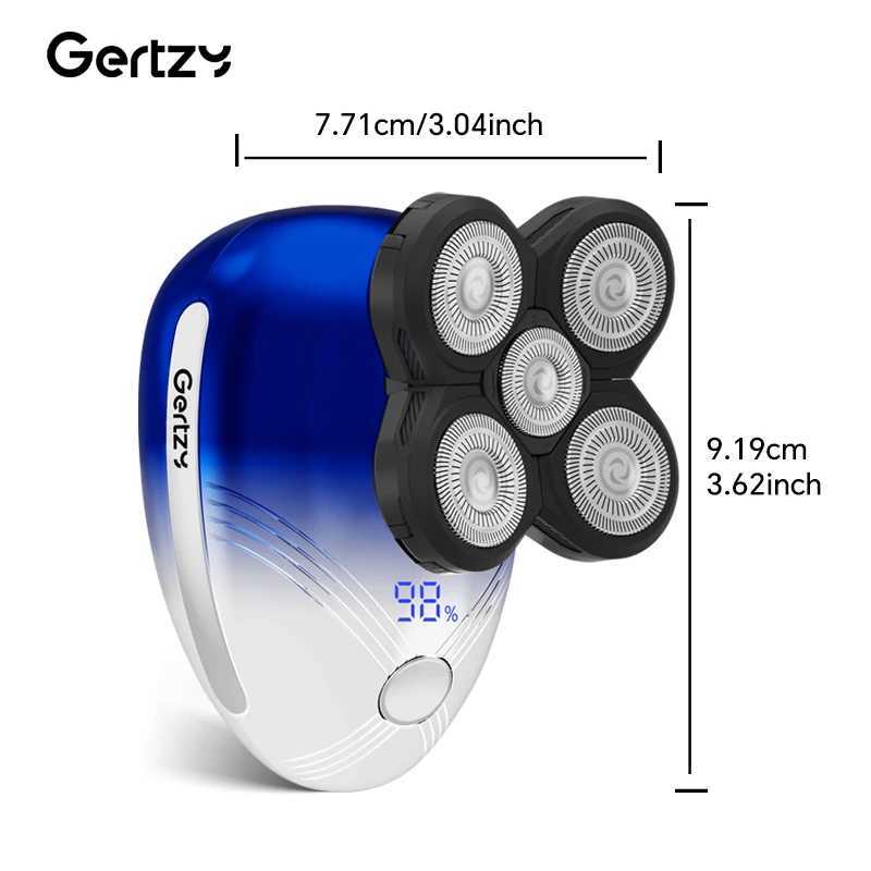 Mens electric shaver 5-in-1 mens beauty set with nose hair trimmer mens hair clipper and digital display screenT251118