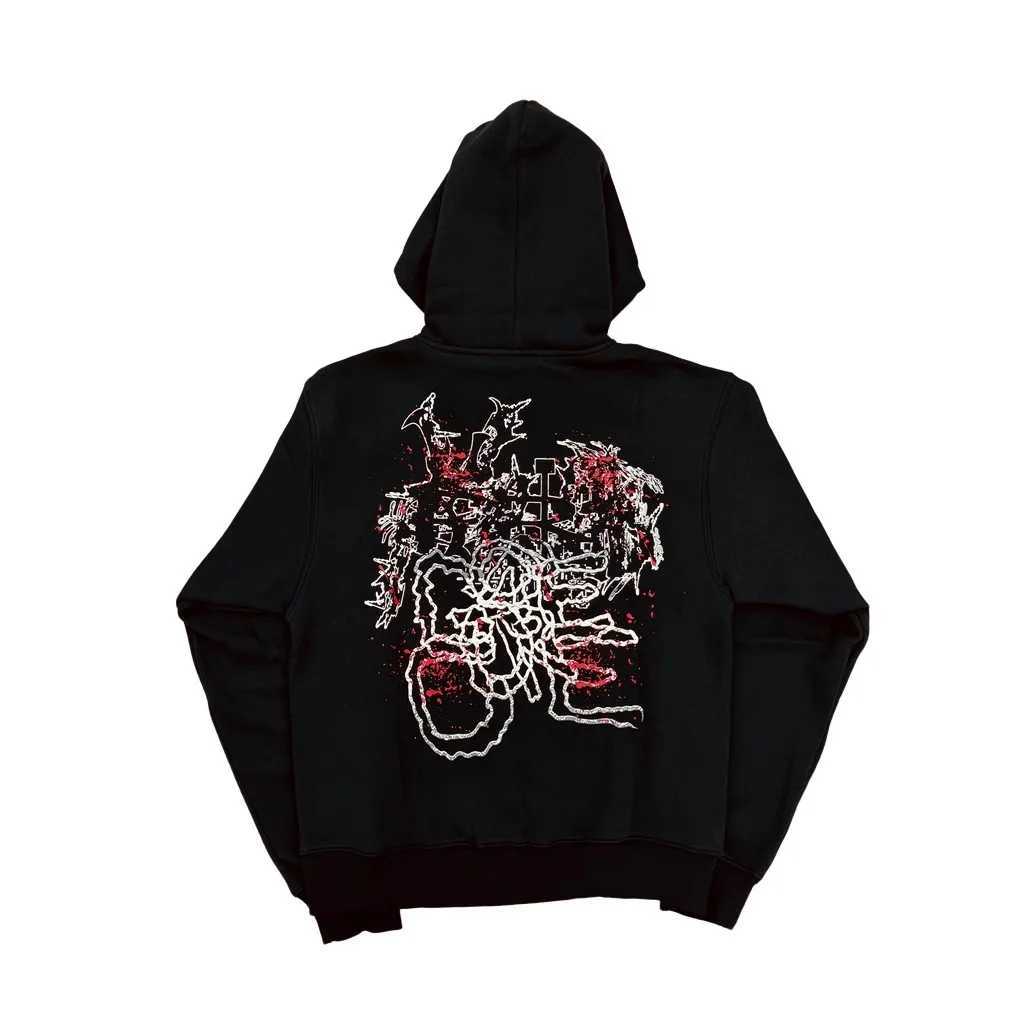 New KenCarson Antagonist merch Tour Actual Zip Up Pullover Hoodies Hoody Hooded Sweatshirts velvet Cotton Thick Fleece US E106 X251118