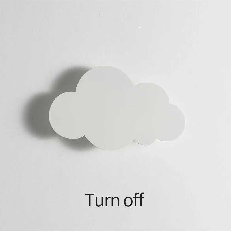 Cloud LED Wall Lamp Baby Room Bedroom Bedside Living Room Dining Room Attic Warm Decoration Touch Switch AC85-230V M251118