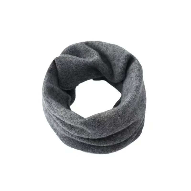 K436 Autumn and winter wool knitted neck cover for men and women couples outdoor warm scarf silk scarf neck protection small scarf neck cover