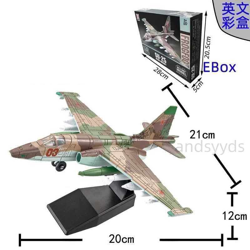 SU-25 Fighter 1/72 Plastic Scale Model Aircraft Model Building Block Assembly Toy Child Collection Creative Gift Christmas Prese C251118