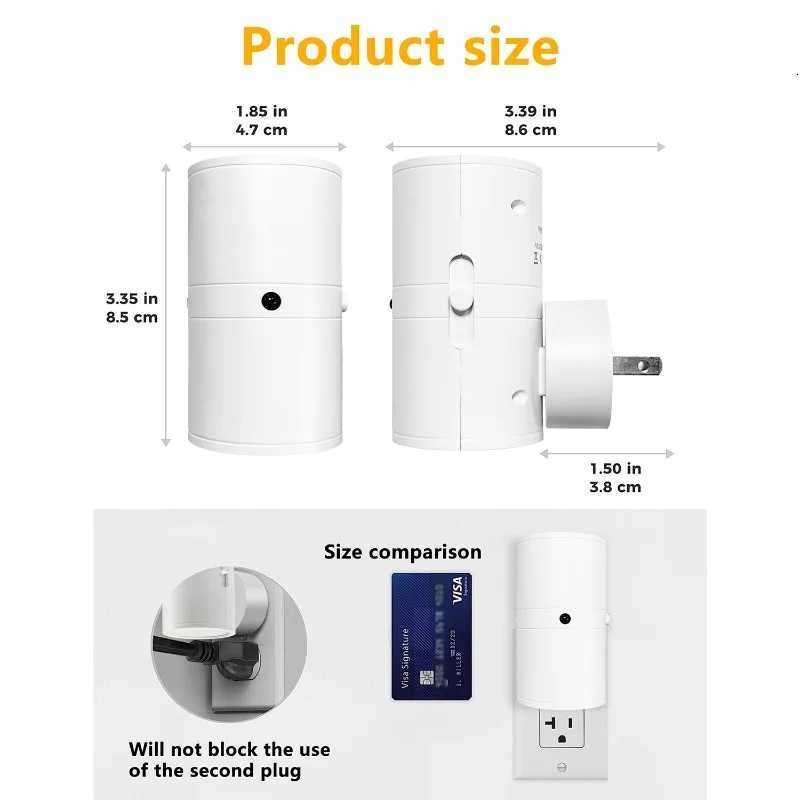 Modern LED Night Light Plug in 3 Colors Temperatures Dimmable Nightlight with Light Sensor for Bathroom Hallway Bedroom Stairway M251118