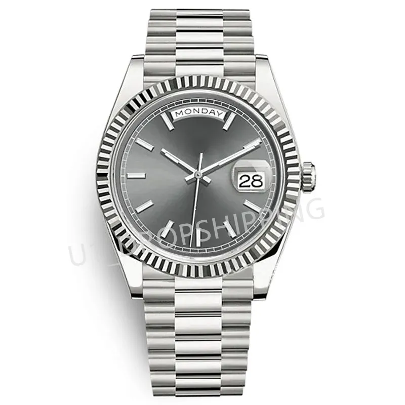 High-quality Men's Designer Watch 41mm Automatic Mechanical Movement, All-stainless Steel, High-quality Roman Dial, Water-resistant, Montony Luxury Watch 02