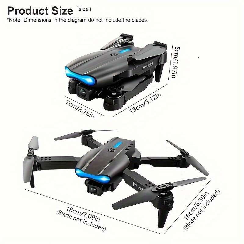 New E K Professional Drone Dual Camera Double Folding RC Quadcopter Height Hold Remote Control Toy Holiday Gift Indoor And Outdoor Cheap Drone Aircraf