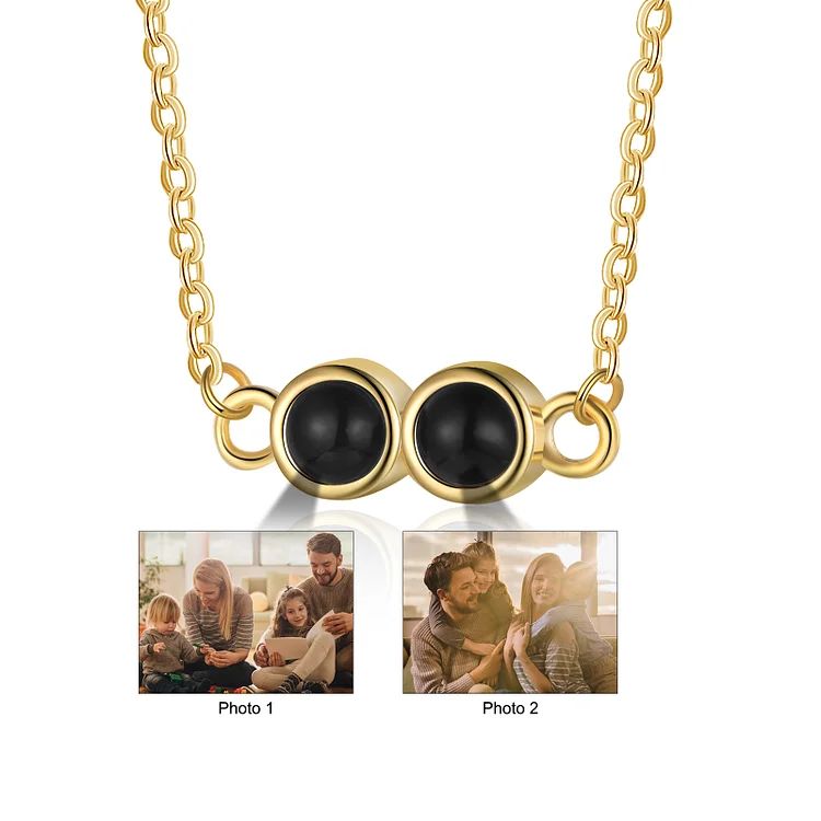 Free Shipping design Big Eye Cute Binocular Necklace 520 Color Photo Projection Pendant Fashionable and individual