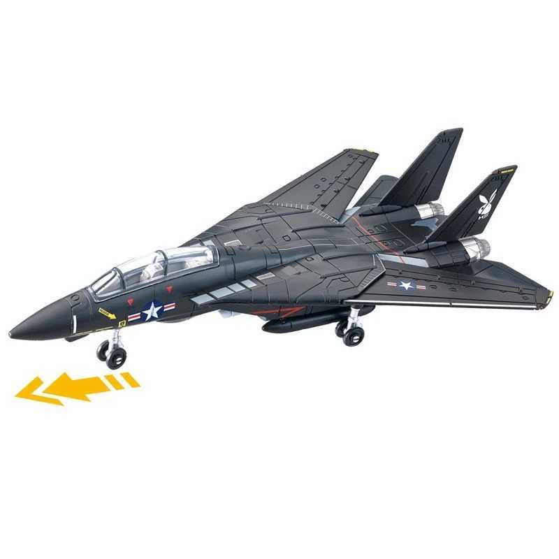 172 Creative Military Series Building Blocks New Black F14 Panda Multi Purpose Supersonic Fighter Model Toys For Kids Xmas Gift C251118