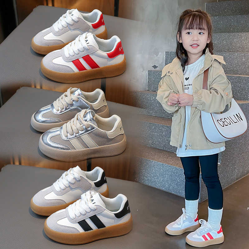 New style childrens boys and girls school shoes comfortable sports shoes canvas shoes childrens spring and summer shoes X241111